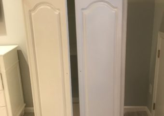 white dresser in children's room
