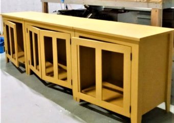 cabinet refinishing process