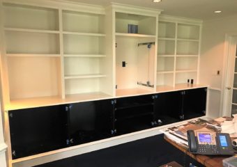 cabinet refinishing process