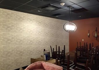 commercial wallpaper installation