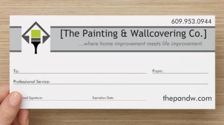 painting company giftcard