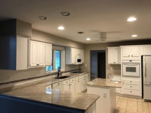 Light Kitchen Interior Painted by The Painting and Wallcovering Co